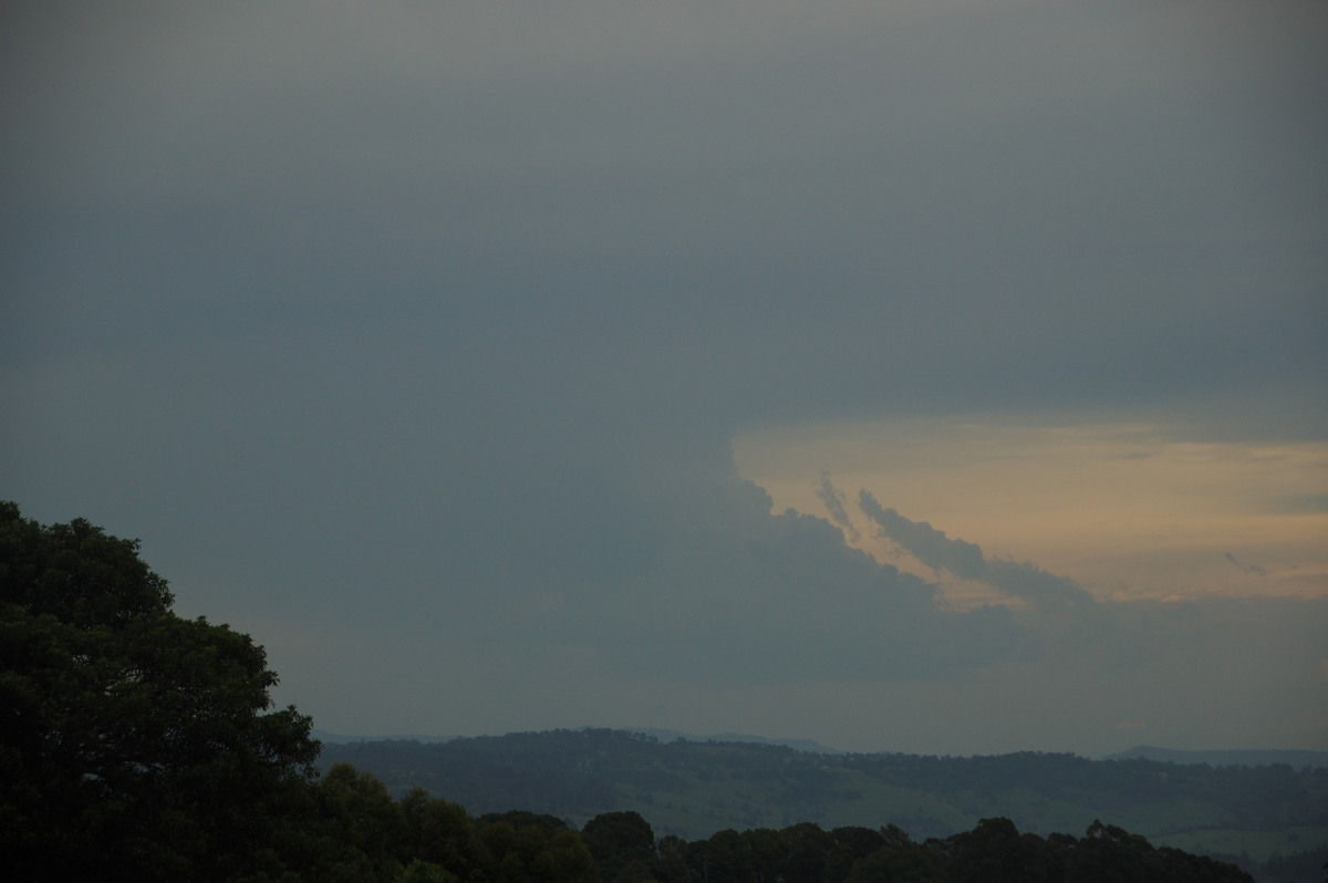 cumulonimbus thunderstorm_base : McLeans Ridges, NSW   1 January 2009
