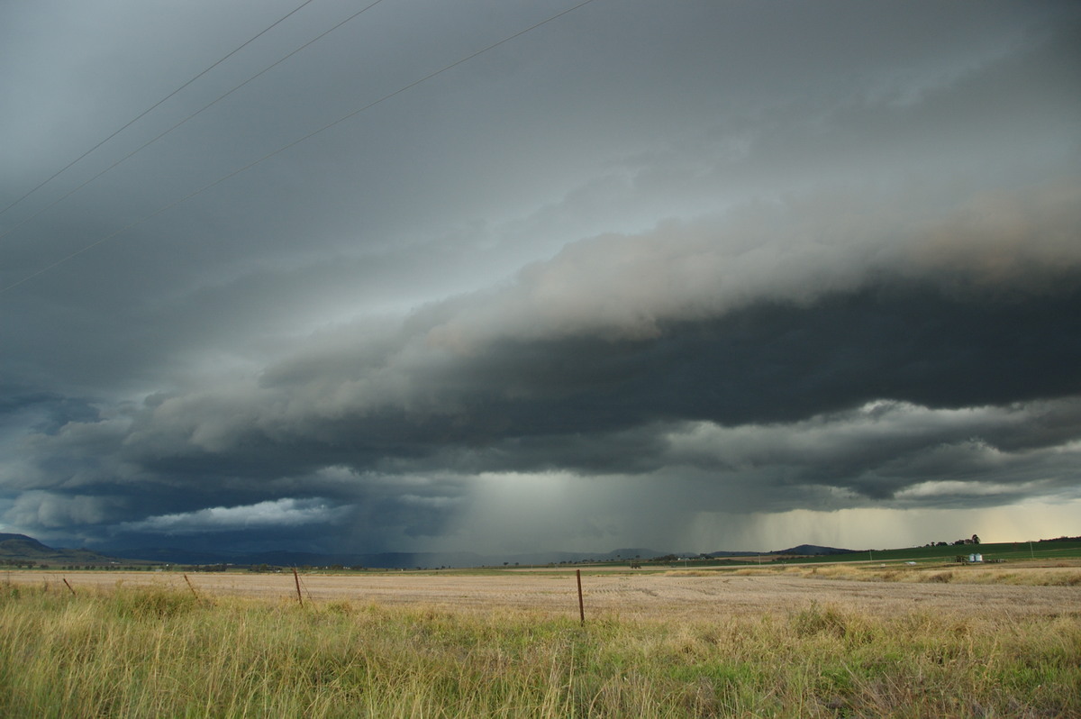 shelfcloud shelf_cloud : near Killarney, QLD   24 January 2009