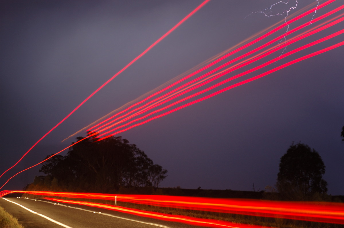 lightning lightning_bolts : W of Warwick, QLD   24 January 2009