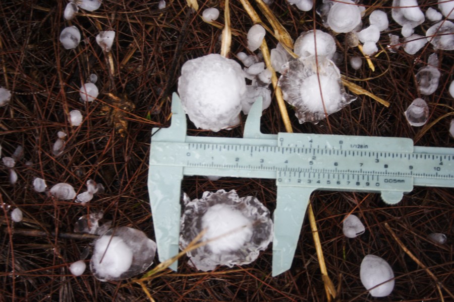 hailstone from hailstorm at Dora Creek from February 10 2009