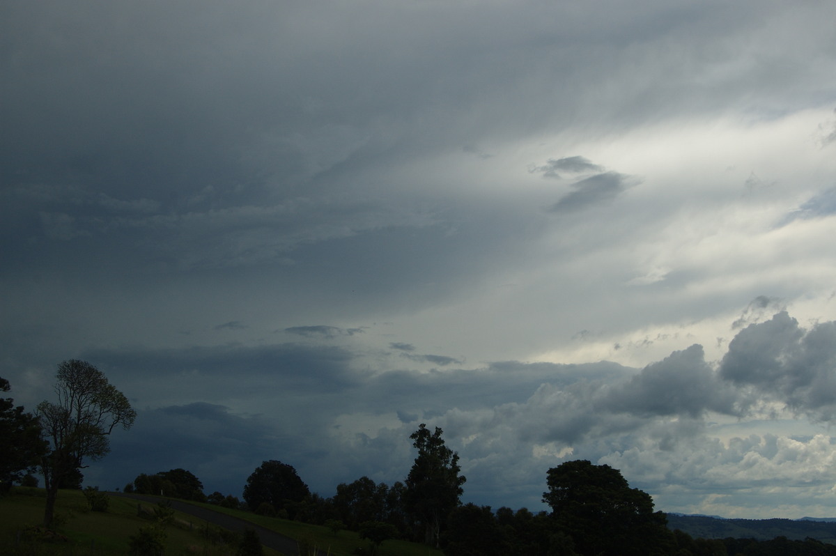 anvil thunderstorm_anvils : McLeans Ridges, NSW   19 February 2009