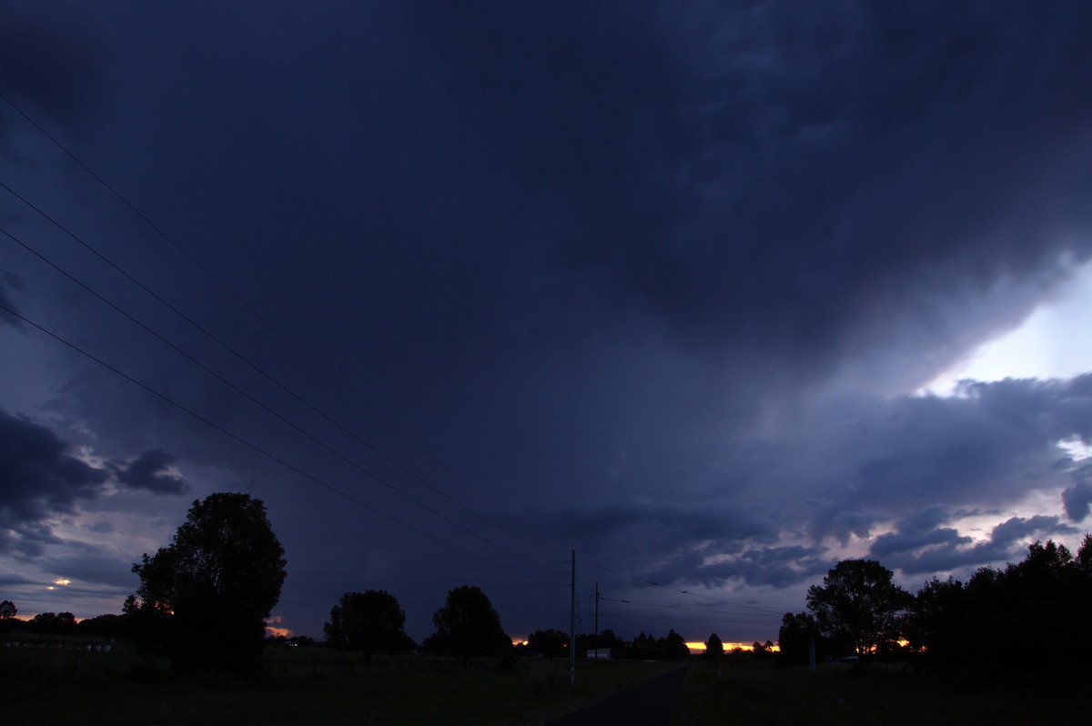 anvil thunderstorm_anvils : Junction Hill, NSW   15 March 2009