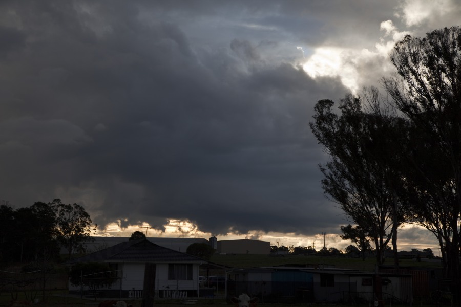 Storms western Sydney 16th July 2013