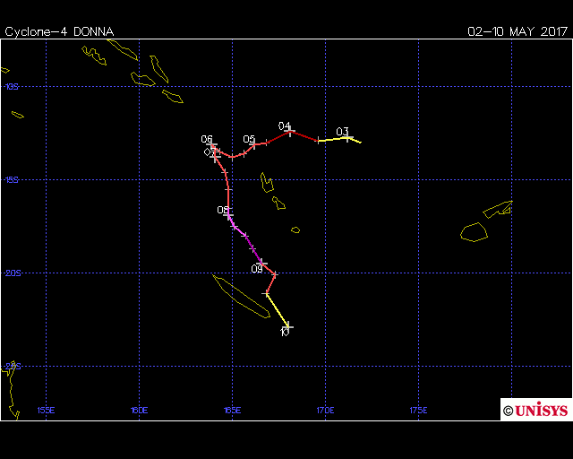 Tropical Cyclone Donna