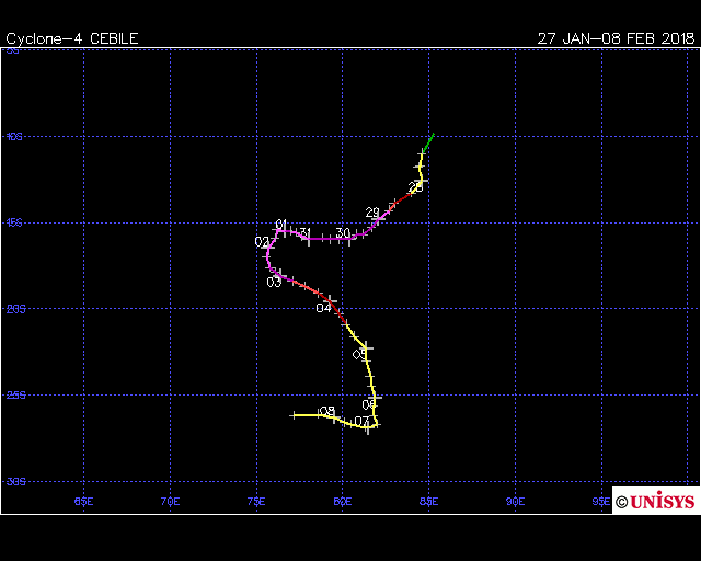 Tropical Cyclone Cebile