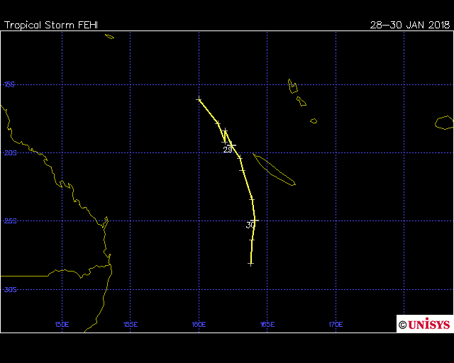 Tropical Cyclone Fehi