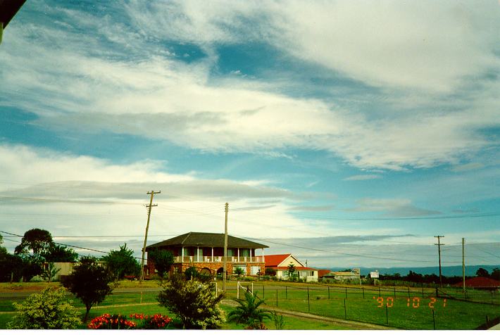 altocumulus altocumulus_cloud : Schofields, NSW   21 October 1990