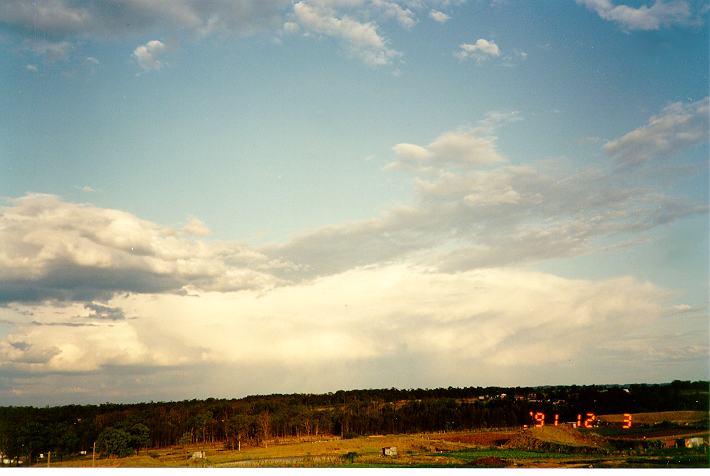 altocumulus altocumulus_cloud : Schofields, NSW   3 December 1991