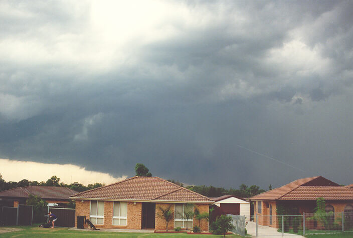 cumulonimbus thunderstorm_base : Oakhurst, NSW   12 February 1992