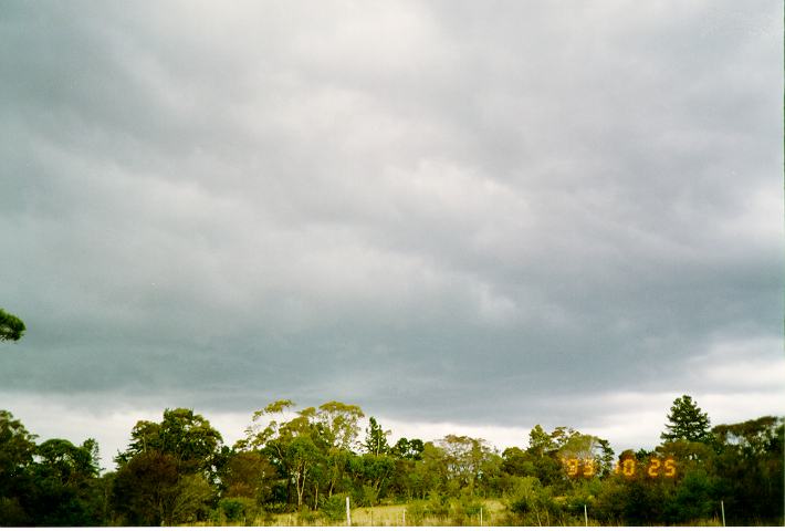 cumulonimbus thunderstorm_base : Wyee, NSW   25 October 1993