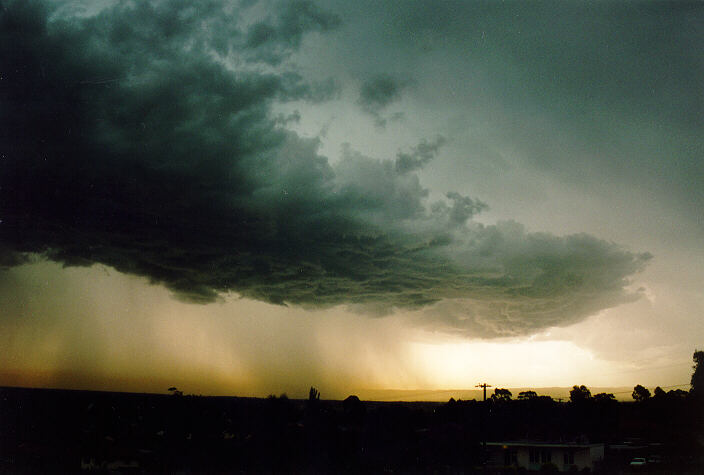 raincascade precipitation_cascade : Riverstone, NSW   19 November 1993