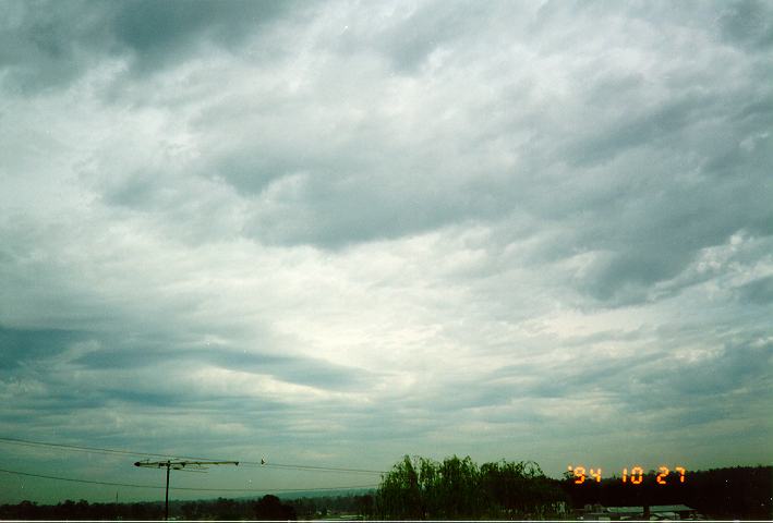 altocumulus altocumulus_cloud : Schofields, NSW   27 October 1994