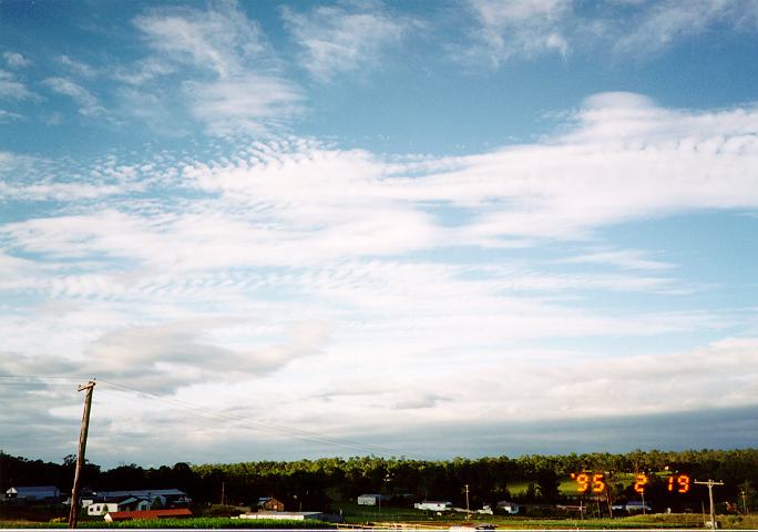 cirrus cirrus_cloud : Schofields, NSW   19 February 1995