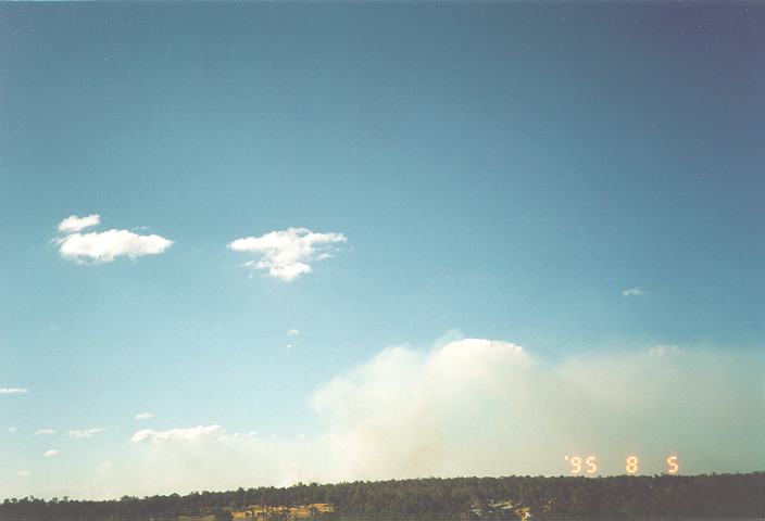 bushfire wild_fire : Schofields, NSW   5 August 1995