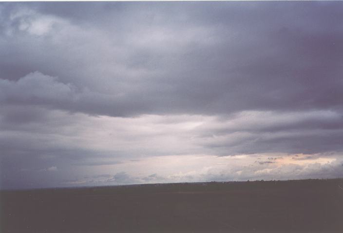 stratus stratus_cloud : Freemans Reach, NSW   24 September 1995