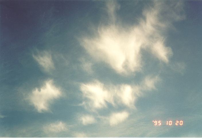 cirrus cirrus_cloud : Schofields, NSW   20 October 1995