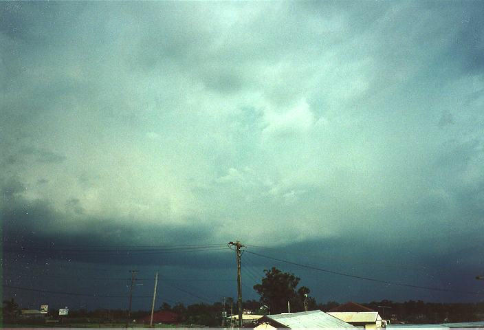 cumulonimbus thunderstorm_base : Schofields, NSW   19 January 1996