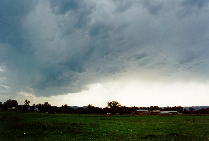 cumulonimbus thunderstorm_base : Richmond, NSW   5 February 1996