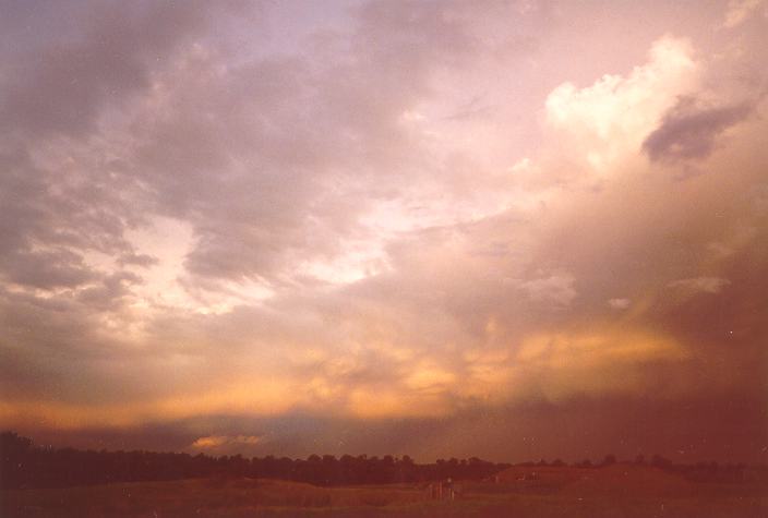 sunset sunset_pictures : Schofields, NSW   11 April 1996