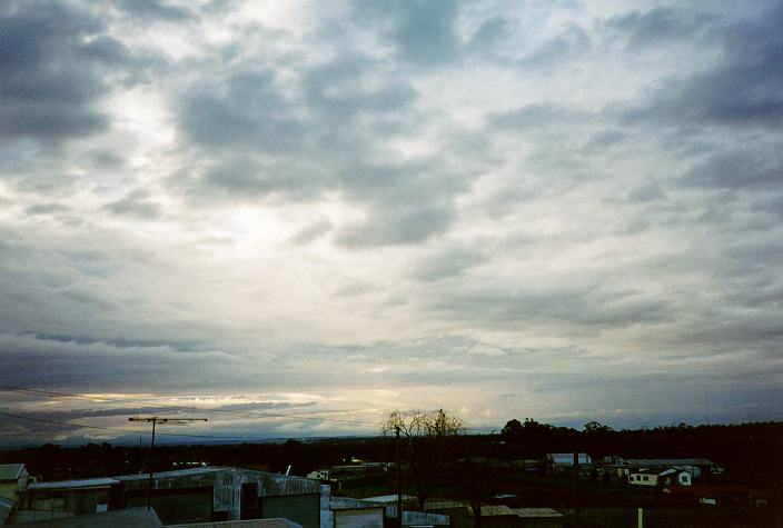 stratocumulus stratocumulus_cloud : Schofields, NSW   28 July 1996