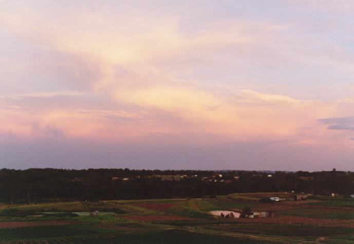 altocumulus altocumulus_cloud : Schofields, NSW   2 December 1996