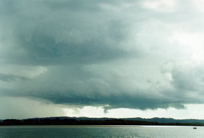 cumulonimbus thunderstorm_base : Ballina, NSW   31 December 1996