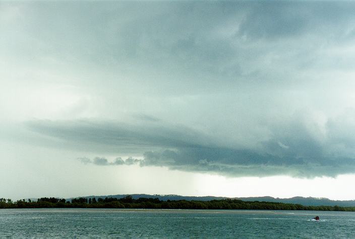 cumulonimbus thunderstorm_base : Ballina, NSW   31 December 1996