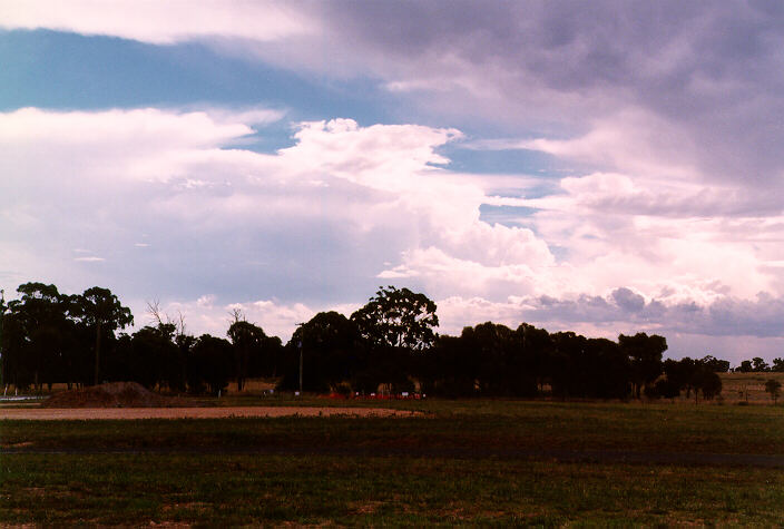 anvil thunderstorm_anvils : Armidale, NSW   19 January 1998