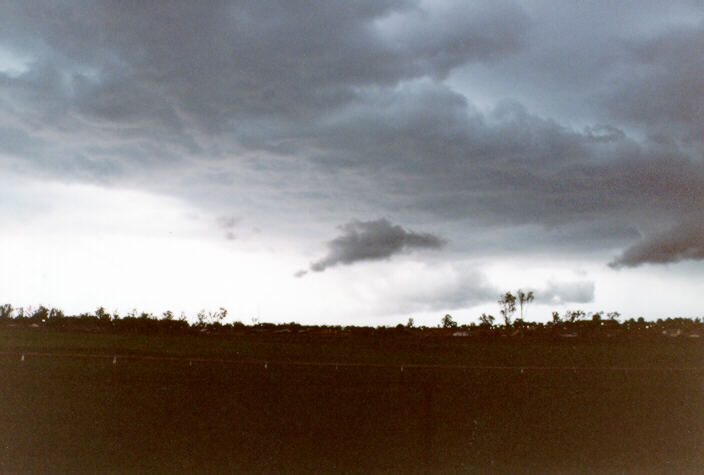 cumulonimbus thunderstorm_base : Oakhurst, NSW   24 January 1998