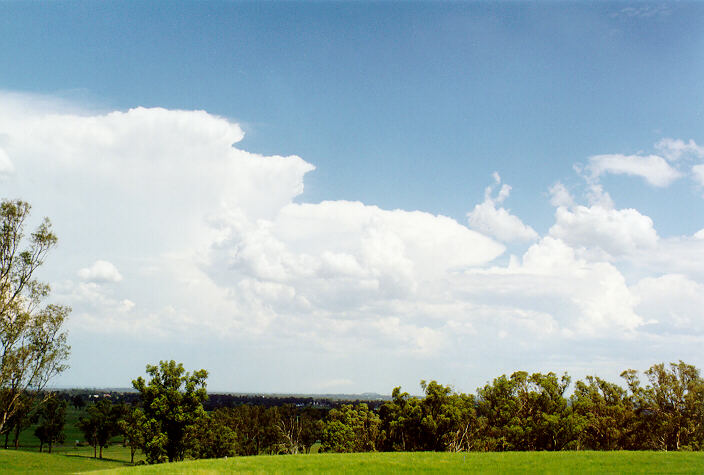 thunderstorm cumulonimbus_incus : Kemps Creek, NSW   15 February 1998