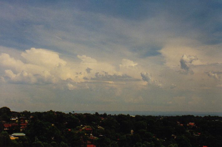 pileus pileus_cap_cloud : Rooty Hill, NSW   13 March 1999