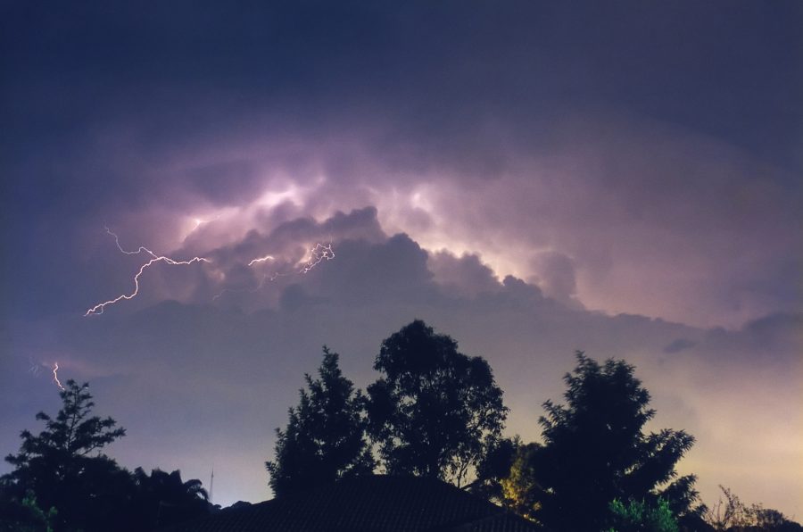 lightning lightning_bolts : Oakhurst, NSW   14 April 1999