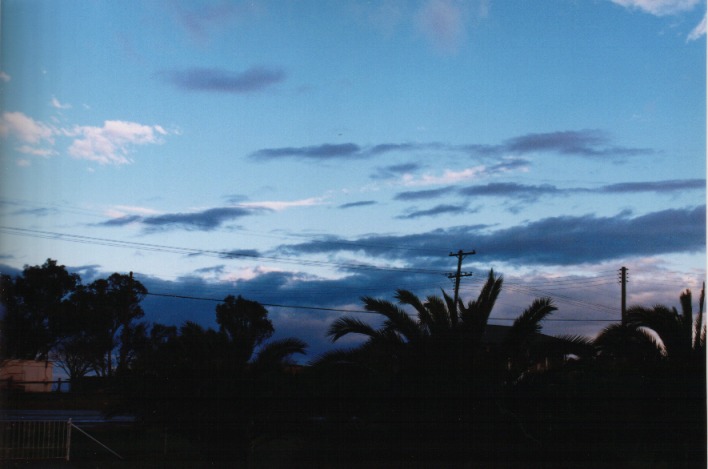 altocumulus altocumulus_cloud : Schofields, NSW   13 August 1999