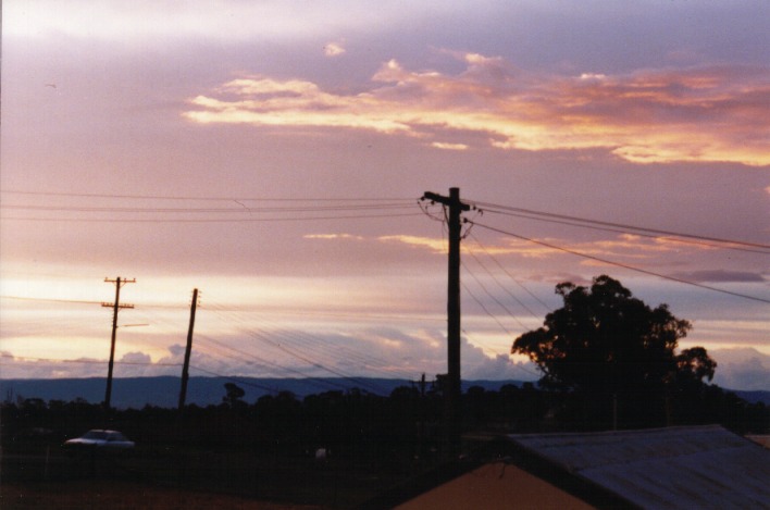 altostratus altostratus_cloud : Schofields, NSW   27 August 1999