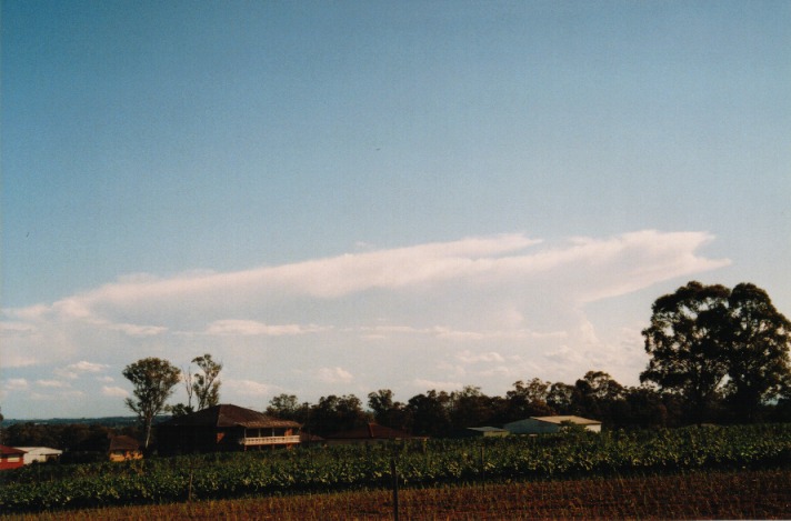 thunderstorm cumulonimbus_incus : Schofields, NSW   29 September 1999