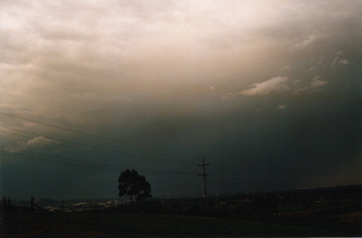 raincascade precipitation_cascade : Horsley Park, NSW   1 October 1999