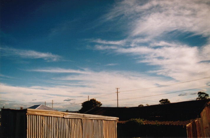 cirrostratus cirrostratus_cloud : Schofields, NSW   25 October 1999