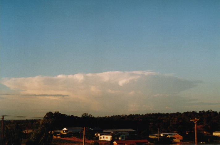 thunderstorm cumulonimbus_incus : Schofields, NSW   11 November 1999