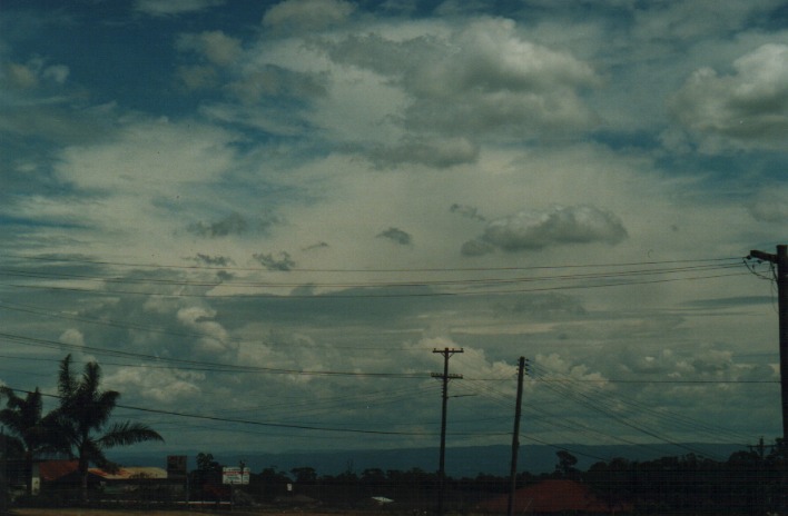 cumulus humilis : Schofields, NSW   23 December 1999