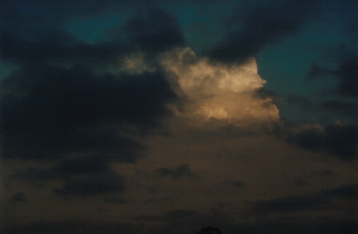 thunderstorm cumulonimbus_calvus : Schofields, NSW   14 March 2000