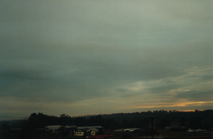 stratocumulus stratocumulus_cloud : Schofields, NSW   20 June 2000