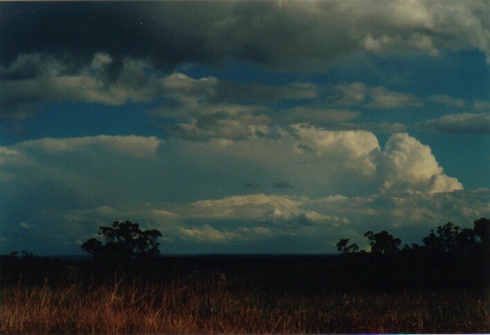 cumulonimbus supercell_thunderstorm : Kemps Creek, NSW   19 October 2000