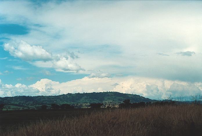 altostratus altostratus_cloud : Inverell, NSW   4 November 2000