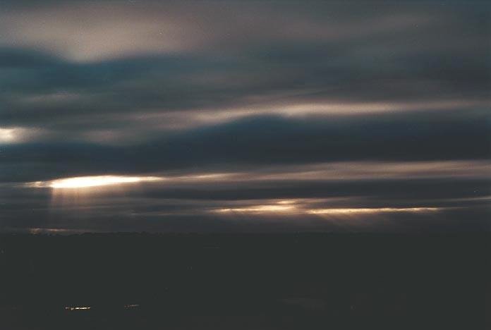 stratocumulus lenticularis : Schofields, NSW   28 March 2001