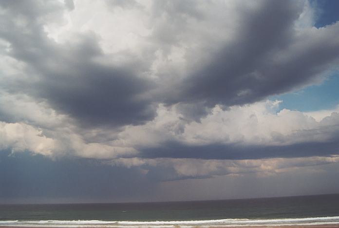 cumulonimbus thunderstorm_base : North Beach, NSW   4 December 2001