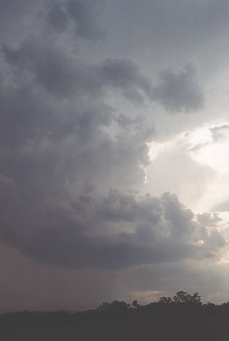 cumulonimbus supercell_thunderstorm : Warrell Creek, NSW   4 December 2001