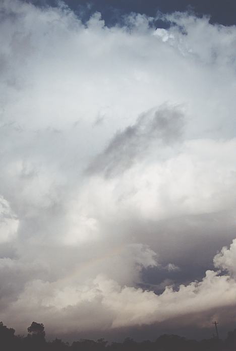 cumulonimbus thunderstorm_base : Razorback Mountain near Picton, NSW   18 December 2001