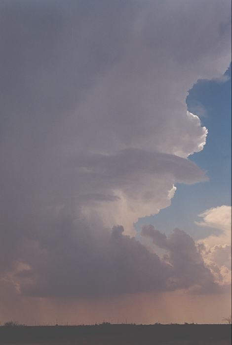 cumulonimbus supercell_thunderstorm : Odessa, Texas, USA   28 May 2002