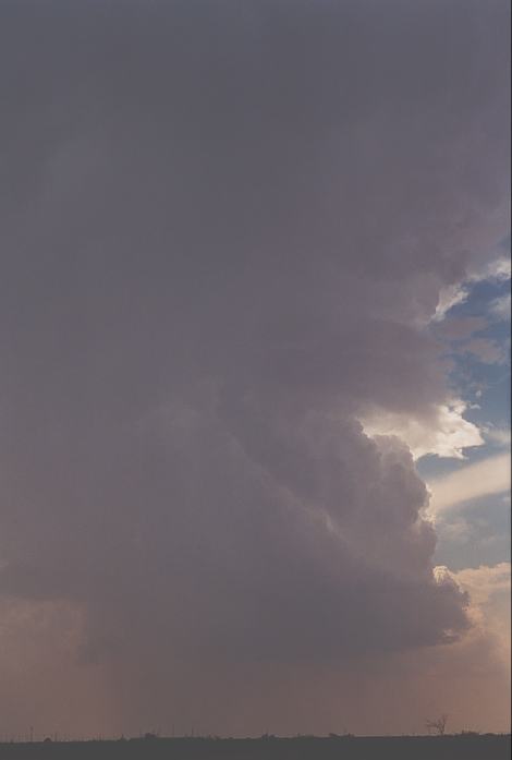 cumulonimbus supercell_thunderstorm : Odessa, Texas, USA   28 May 2002