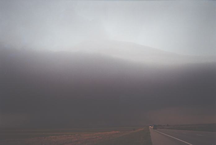 cumulonimbus supercell_thunderstorm : Burlington, Colorado, USA   3 June 2002